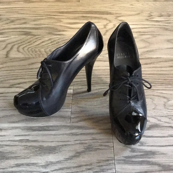 COPY - Stuart Weitzman Vintage Y2K Lace-Up Heels | Size 7.5 - Picture 2 of 14